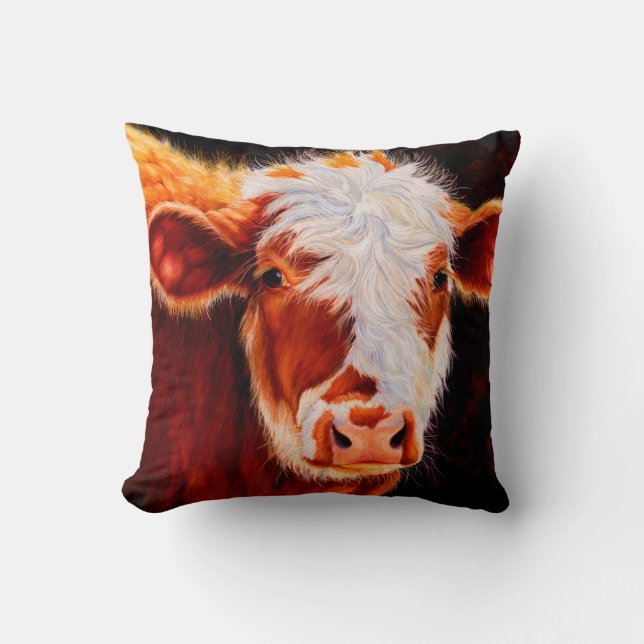 Despote Wooly - coussin velu de vache à veau de (Recto)