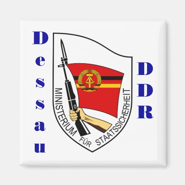 Dessau, Allemagne Stasi Magnet DDR (Devant)