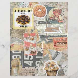 Dessert & Café Ephémère Vintage Découpage
