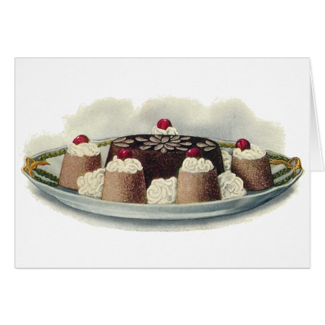 Dessert de cru de moule de chocolat (Devant horizontal)