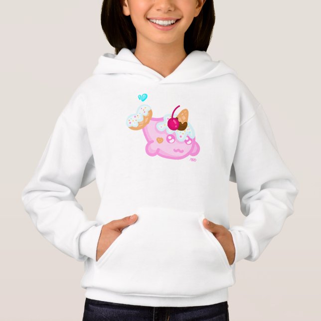 Dessert Narwhal Sweat - shirt à capuche (Devant)
