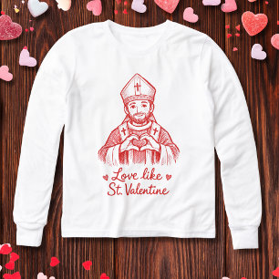 Dessin à la main rouge Amour comme St. Valentin Cœ