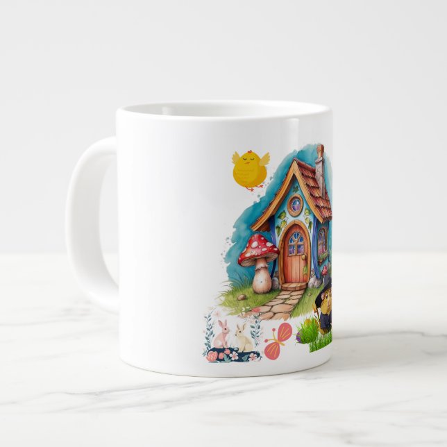 Dessin amusant Mug : Sip with a Smile! (Devant gauche)