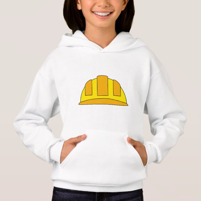 Dessin animé de casque jaune (Devant)