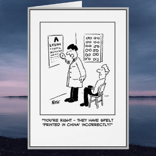 Dessin animé de client et d'opticien.