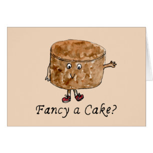 Dessin animé de gâteau au chocolat citation gâteau
