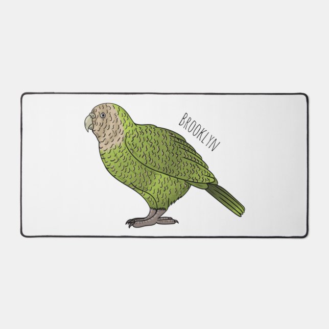 dessin animé d'oiseaux de Kakapo (Recto)