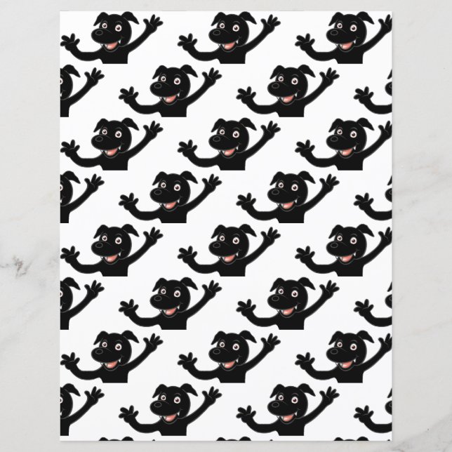 dessin animé en laboratoire noir (Devant)