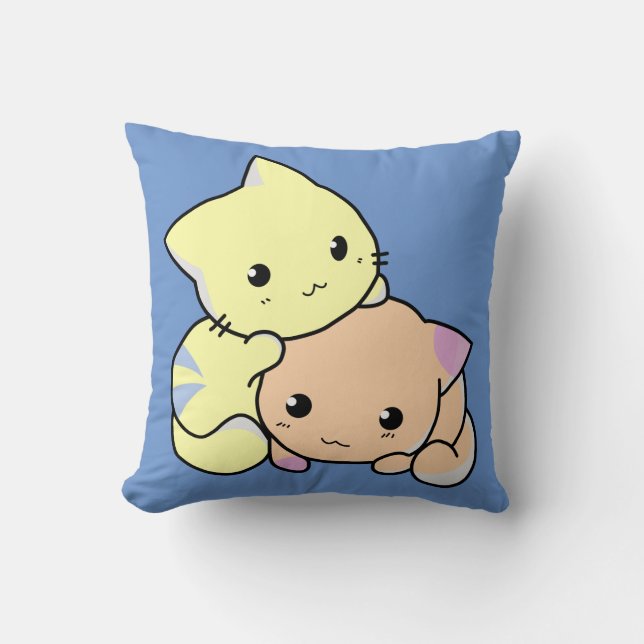dessin animé kittens coussin (Recto)