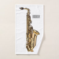 dessin animé saxophone