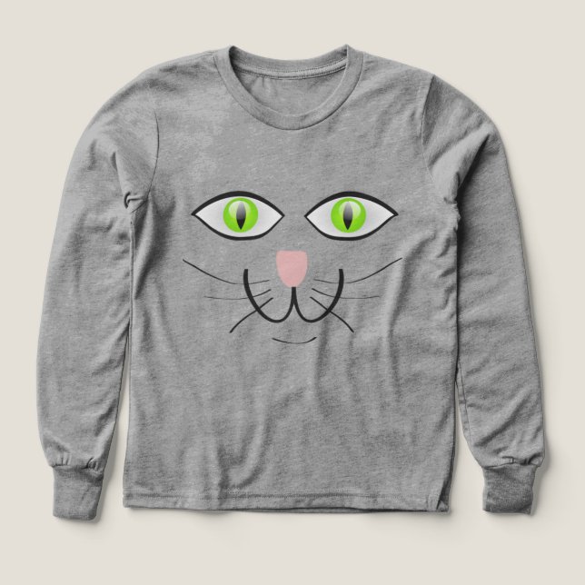 Dessin animé visage drôle de chat-29034 (Motif recto)