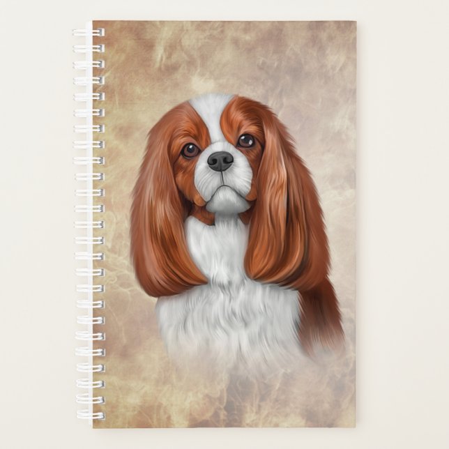 Dessin Chien Cavalier King Charles Spaniel (Devant)