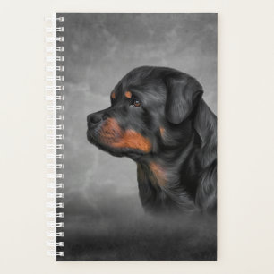 Dessin chien rottweiler