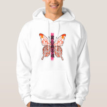 Dessin d'âme avec ailes Sweat à capuche classique