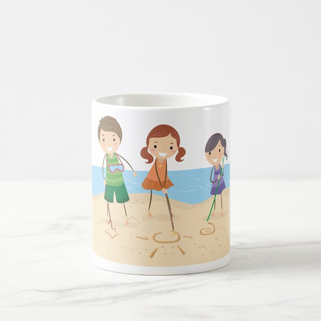 Dessin Dans La Mug De Sable (Créateur téléchargé)