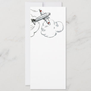 Dessin d'avion à l'ancienne mode