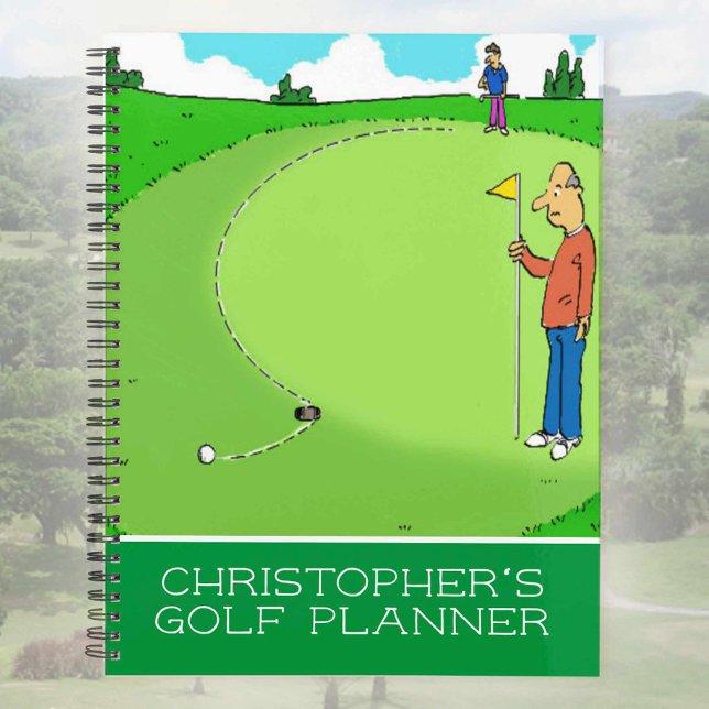 Dessin de bande dessinée humoristique de golfeurs. (Créateur téléchargé)