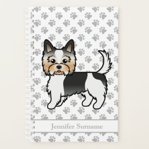 Dessin de chien de dessin animé mignon Biewer Terr