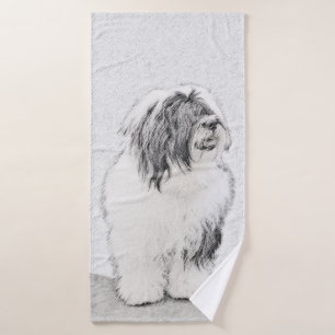 Dessin de collie à oreilles - Joli art original de