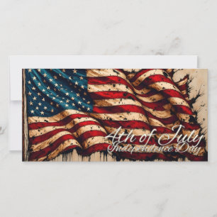 Dessin de drapeau américain vintage pour le 4 juil
