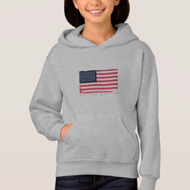 Dessin de drapeau classique des États-Unis (Devant)