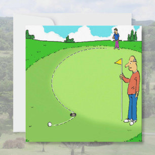 Dessin de Golfer's Missed Putt