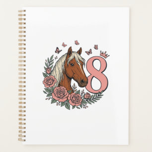 Dessin de gravure vintage floral pour les 8 ans du