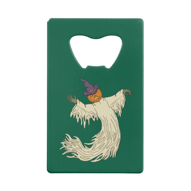 Dessin de Halloween d'un Fantôme à Tête de Citroui (Devant)