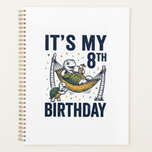 Dessin de hamac de tortue pour 8ème anniversaire, 