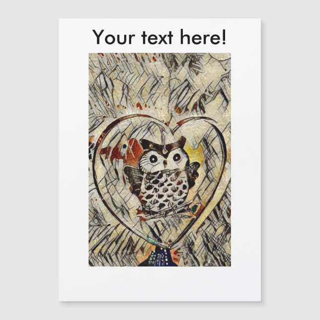 Dessin de hibou (Devant)