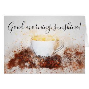 Dessin de Hot Cup of Coffee Good Morning Sunshine