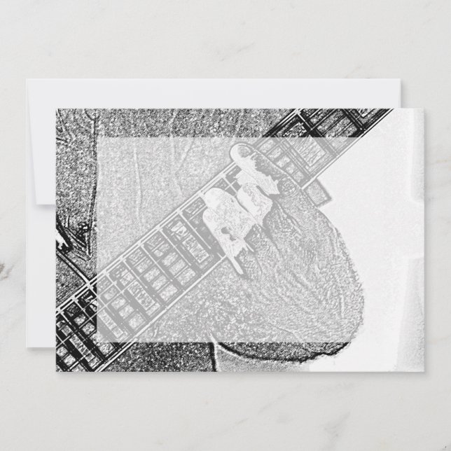 Dessin de la guitare (Devant)