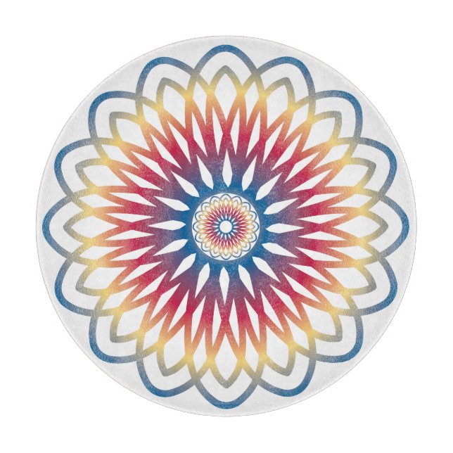 dessin de mandala pour planche à découper (Devant)