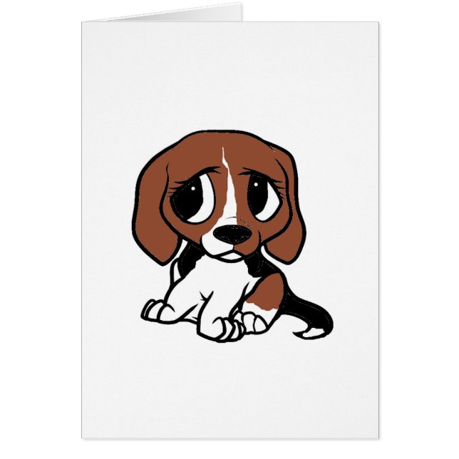 dessin de marionnette beagle (Devant)