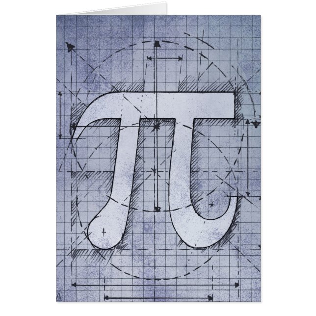 Dessin de nombre de pi (Devant)