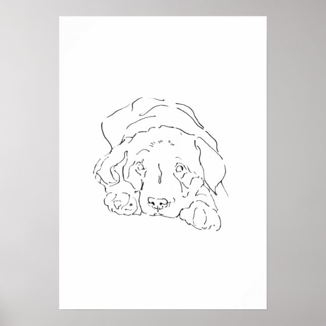 Dessin de poster, décoration murale représentant u (Devant)