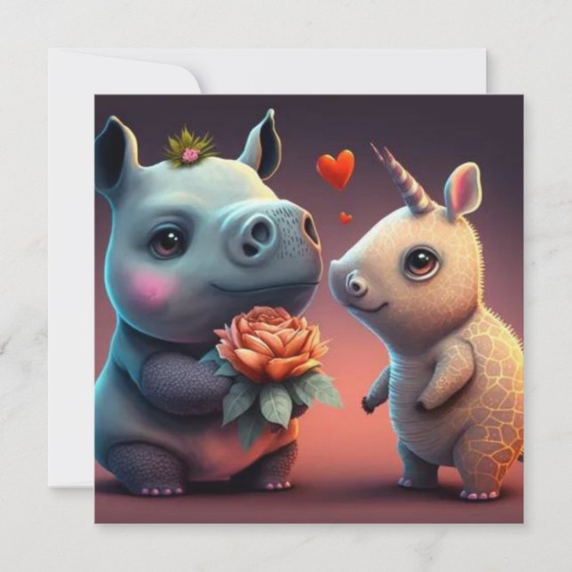 Dessin de Saint Valentin sur mesure (Devant)