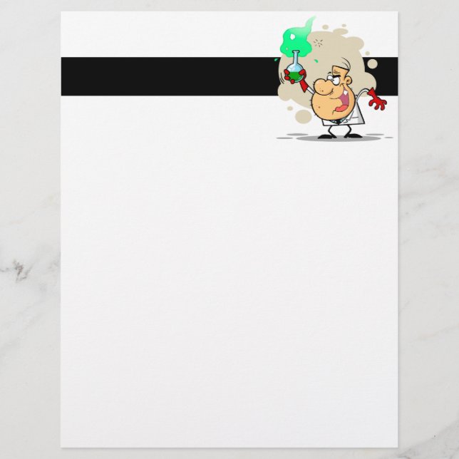 dessin de scientifique fou (Devant)