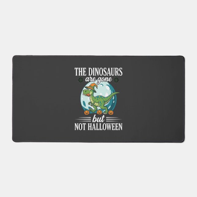 Dessin de sorcière d'Halloween de dinosaure drôle (Recto)