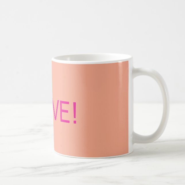 dessin de tasse "J'adore !" (Droite)
