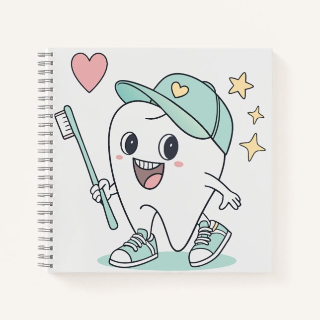 Dessin Dent Mignon – Cahier Dentaire pour Enfants (Devant)