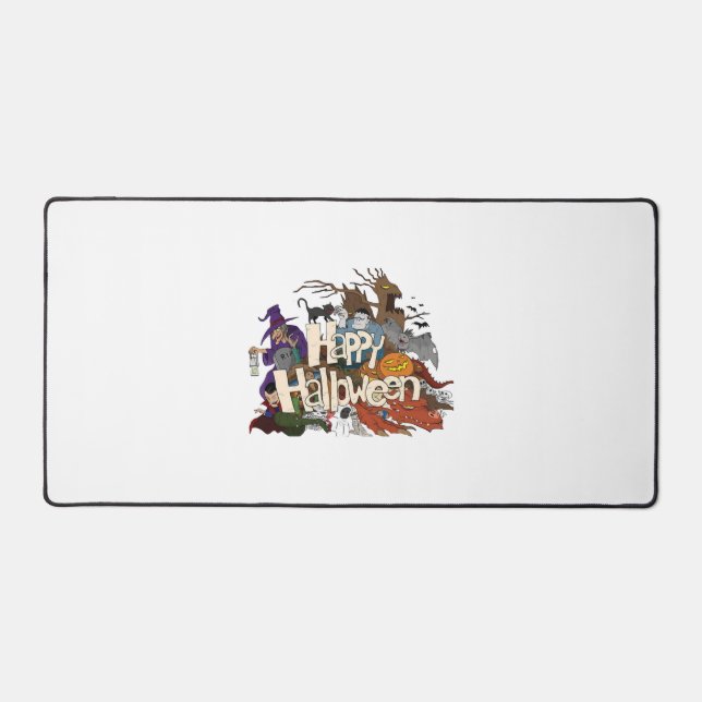 dessin d'halloween pour invitations happy hallowee (Recto)