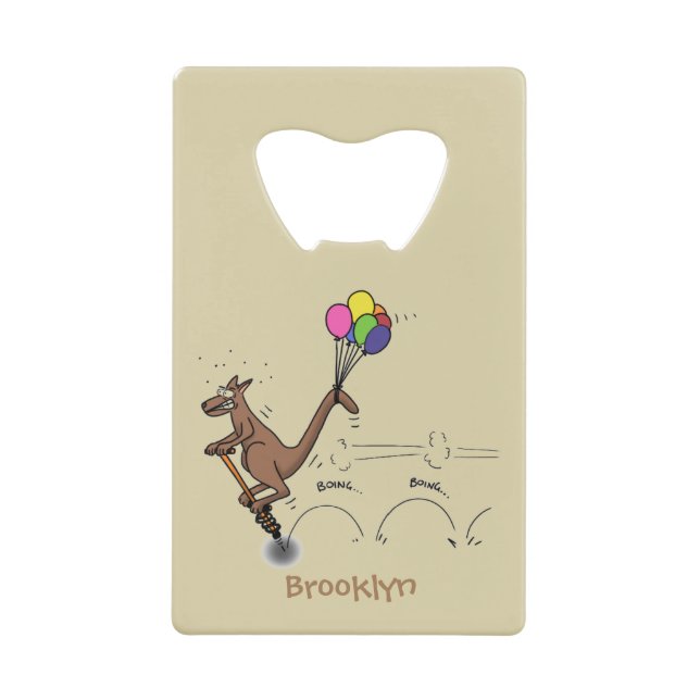 Dessin d'humour australien kangourou (Devant)