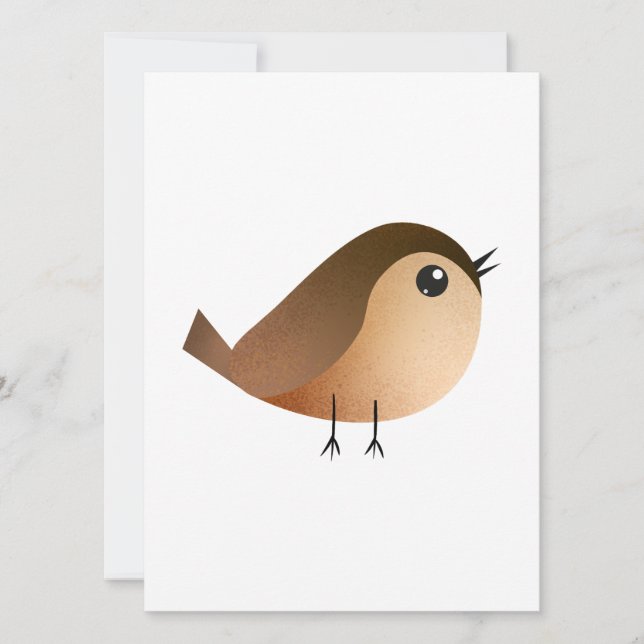 Dessin d'Oiseau de Bruant (Devant)