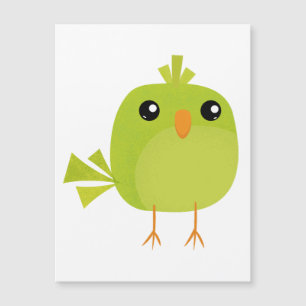 Dessin d'oiseau vert