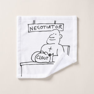 Dessin d'un négociateur avec influence
