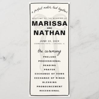 Dessin Ensemble Programme De Mariage De Bow