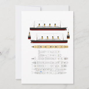 Dessin et diagramme en Titanic RMS