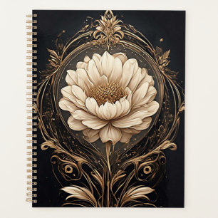 Dessin floral élégant avec motifs ornés