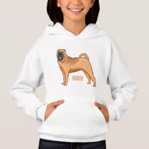 dessin humoristique chinois de chien Shar-Pei